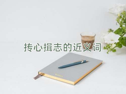 抟心揖志的近义词